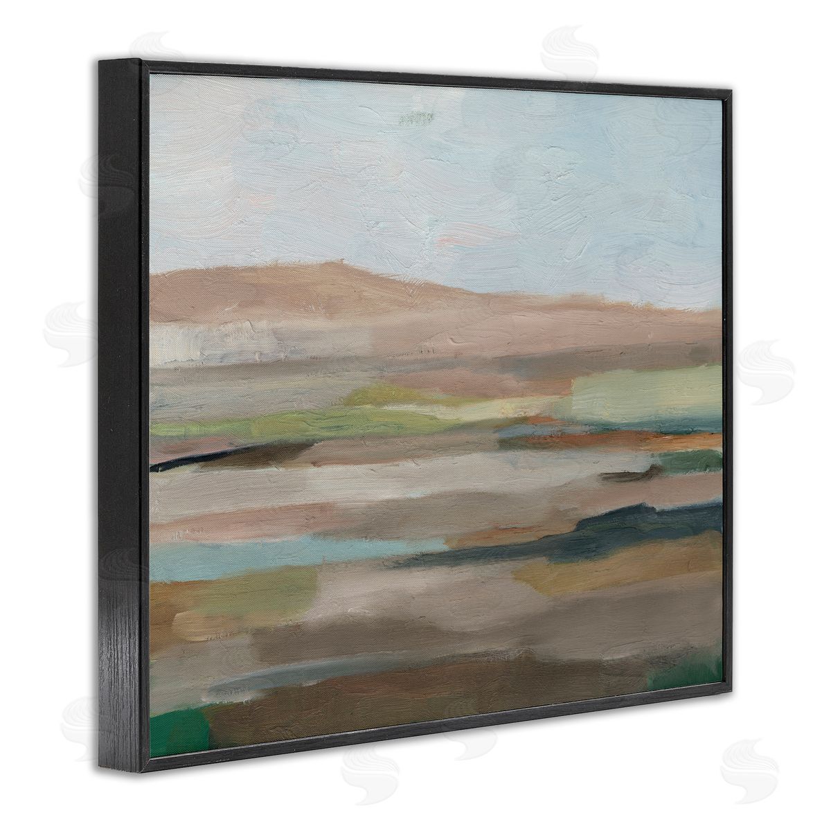 Scenic Desert Landscape Black Frame Print Wall Art, Home Decor by Ethan Harper