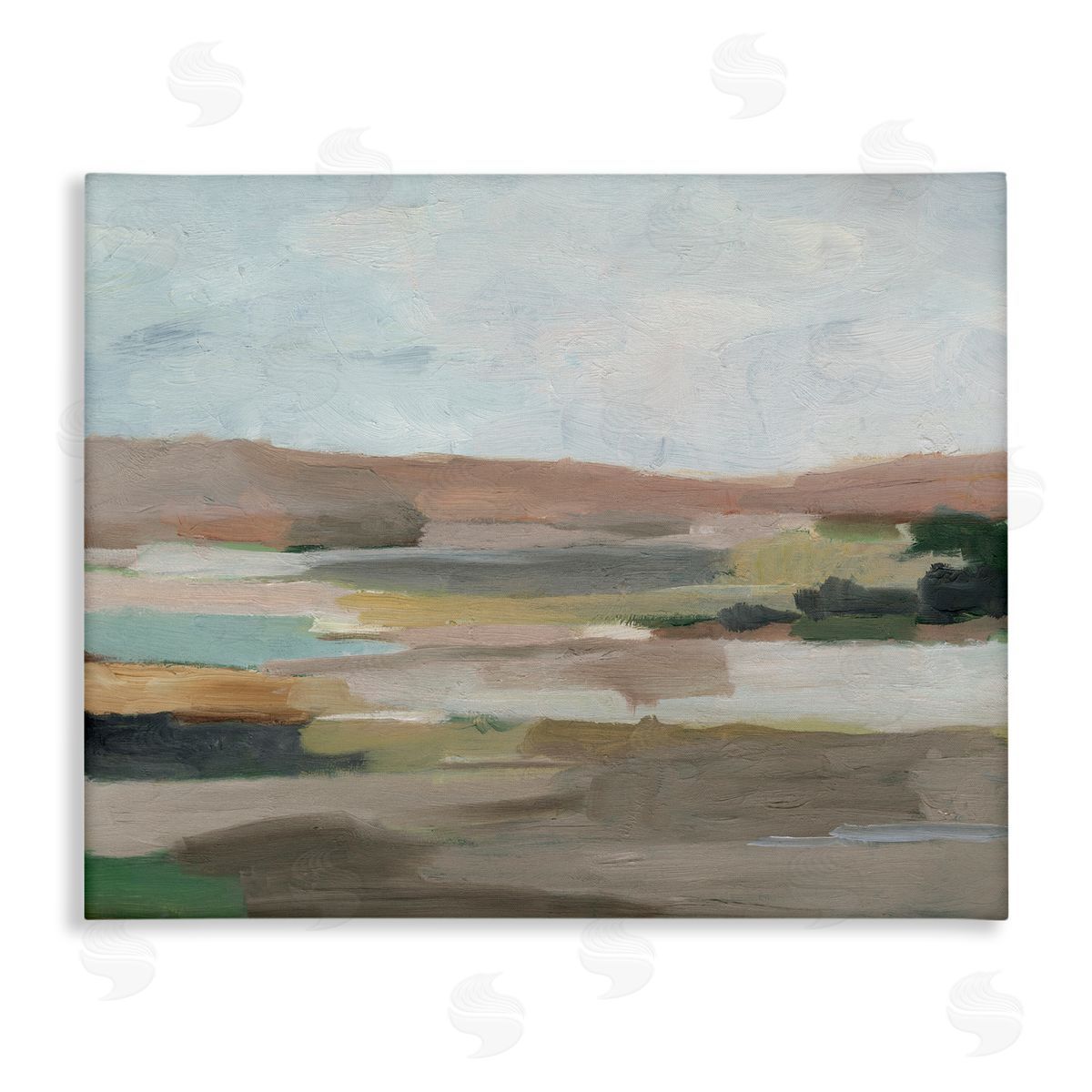 Neutral Desert Hills Canvas Wall Art, Home Decor by Ethan Harper