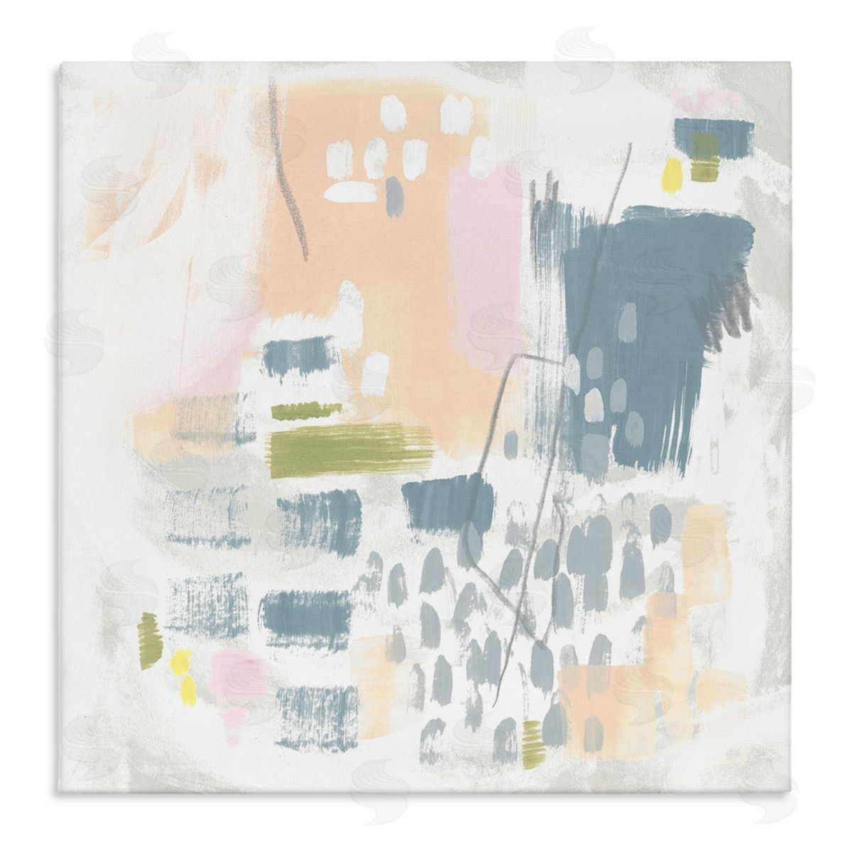 Organic Soft Patterns Canvas Wall Art, Home Decor by June Erica Vess