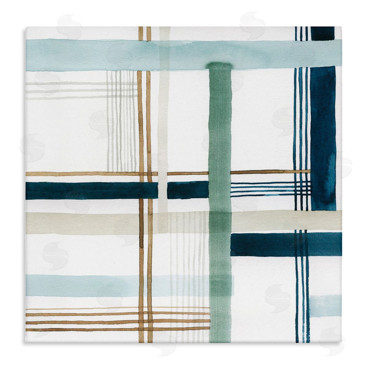 Soft Woven Pattern Canvas Wall Art, Home Decor by Grace Popp