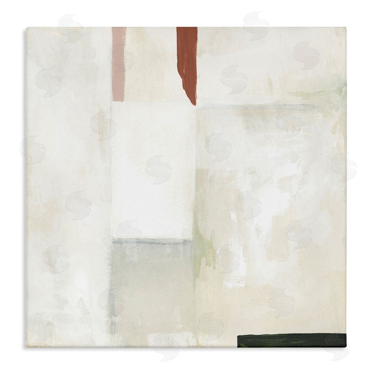 Neutral Abstract Simplicity Canvas Wall Art, Home Decor by June Erica Vess