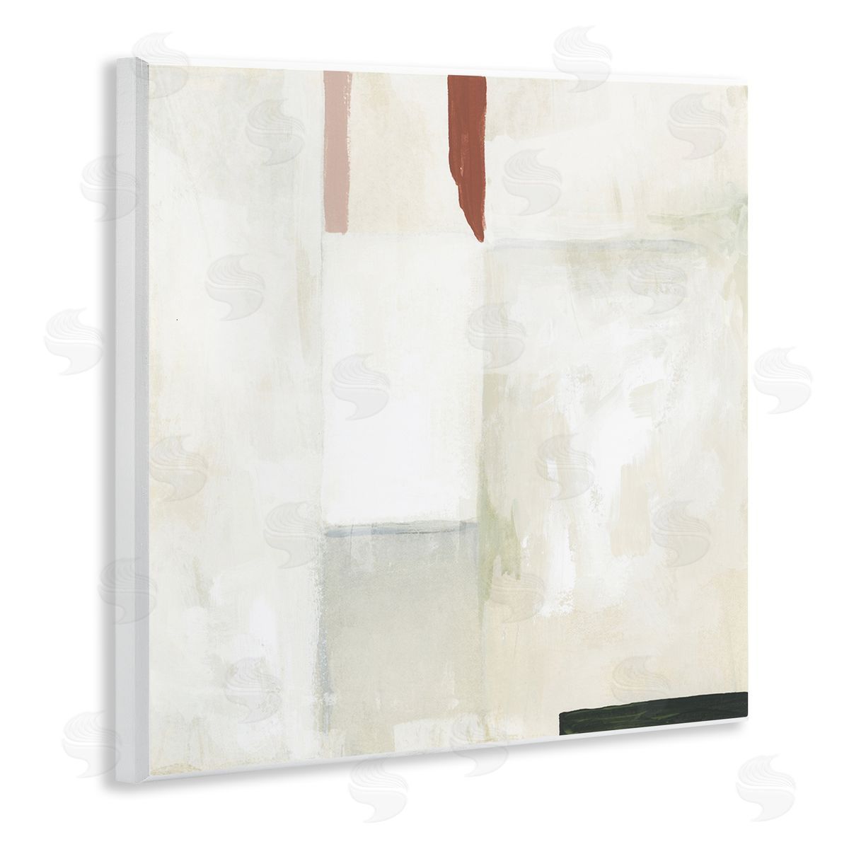 Neutral Abstract Simplicity Wood Plaque Wall Art, Home Decor by June Erica Vess