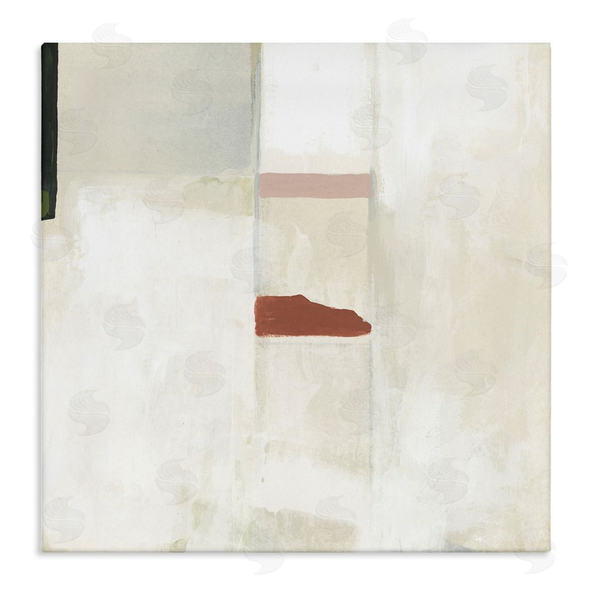 Abstract with Terracotta Accent Canvas Wall Art, Home Decor by June Erica Vess