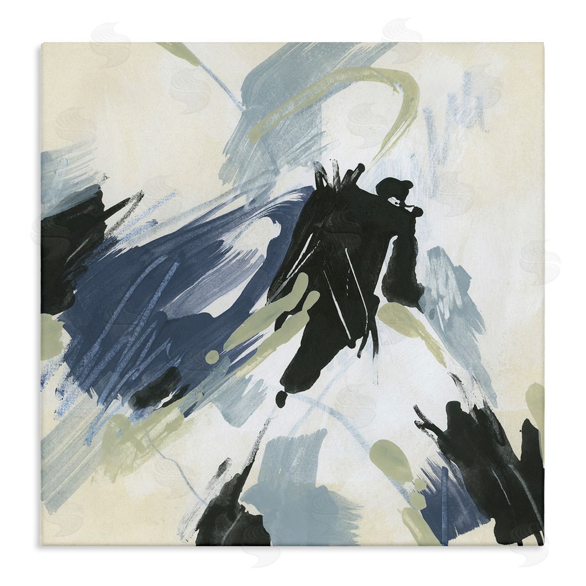 Dynamic Abstract Pattern Canvas Wall Art, Home Decor by June Erica Vess