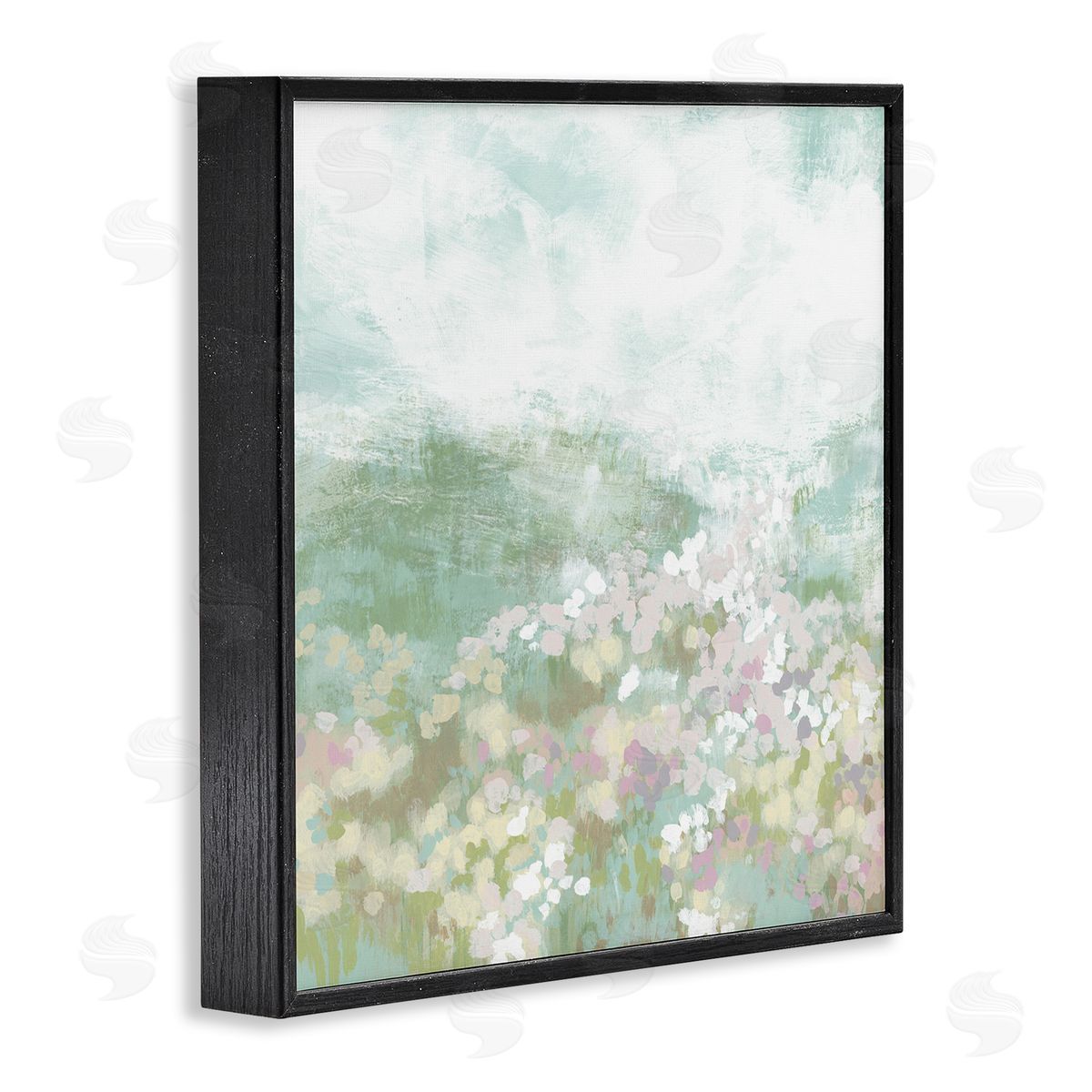 Rural Countryside Impression Black Frame Print Wall Art, Home Decor by June Erica Vess
