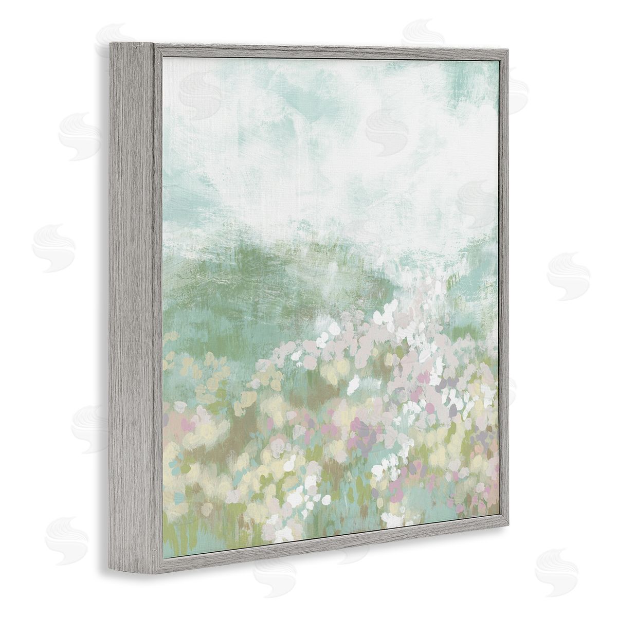 Rural Countryside Impression Grey Frame Print Wall Art, Home Decor by June Erica Vess