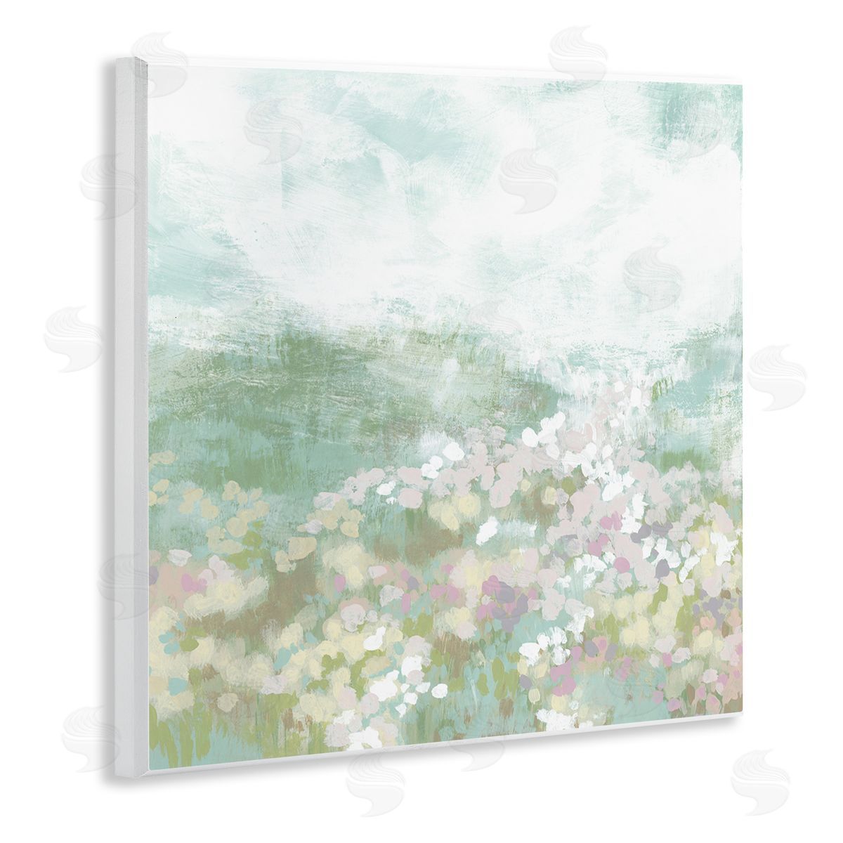 Rural Countryside Impression Wood Plaque Wall Art, Home Decor by June Erica Vess