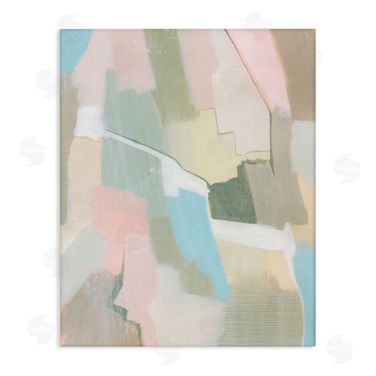 Grace Popp Pastel Desert Abstract Canvas Wall Art Print