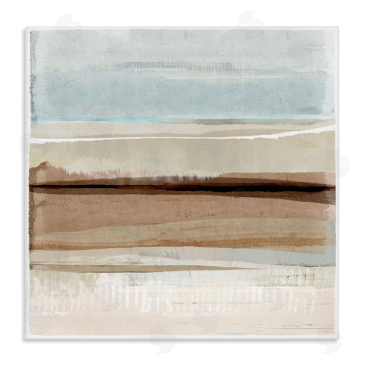 Flora Kouta Winter Sands Pattern Canvas Wall Art Print