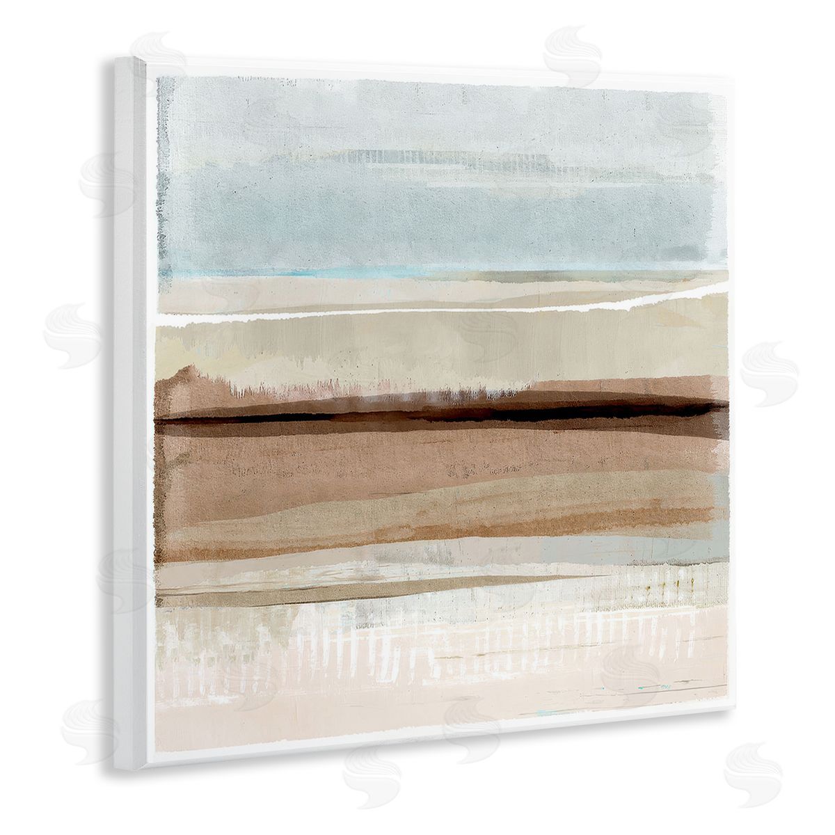 Flora Kouta Winter Sands Pattern Wooden Wall Plaque Art Print