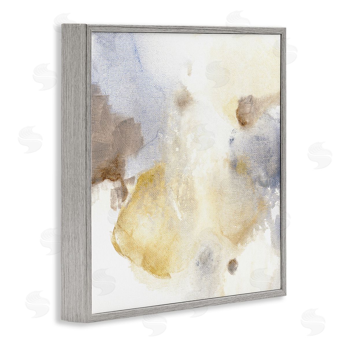 Subtle Cloudy Abstract Grey Frame Print Wall Art, Home Decor by M. Gloria Hunter