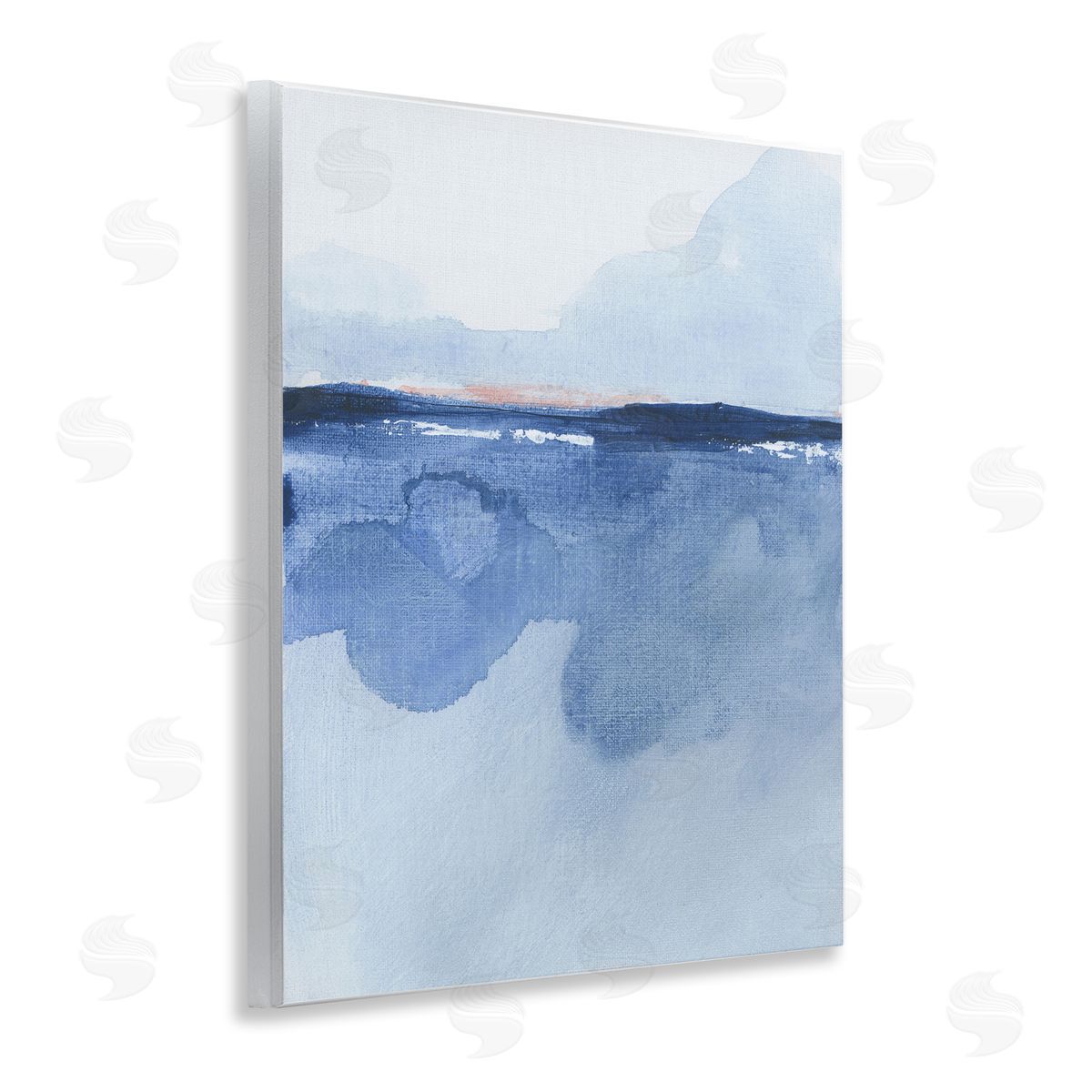 Abstract Fluid Landscape Wood Plaque Wall Art, Home Decor by M. Gloria Hunter