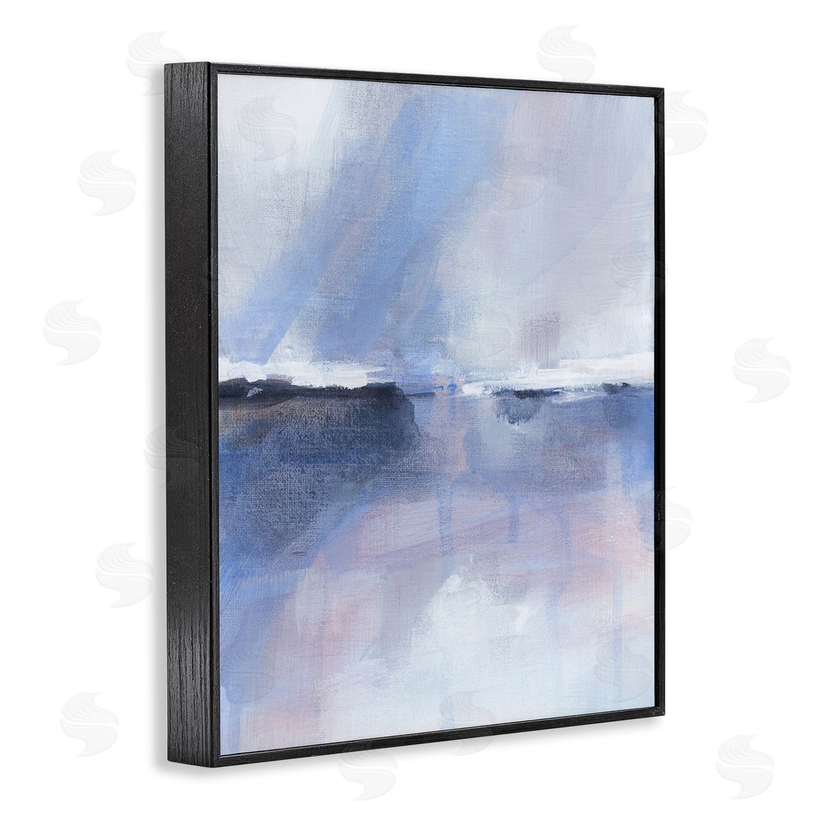 Subtle Landscape Abstraction Black Frame Print Wall Art, Home Decor by M. Gloria Hunter
