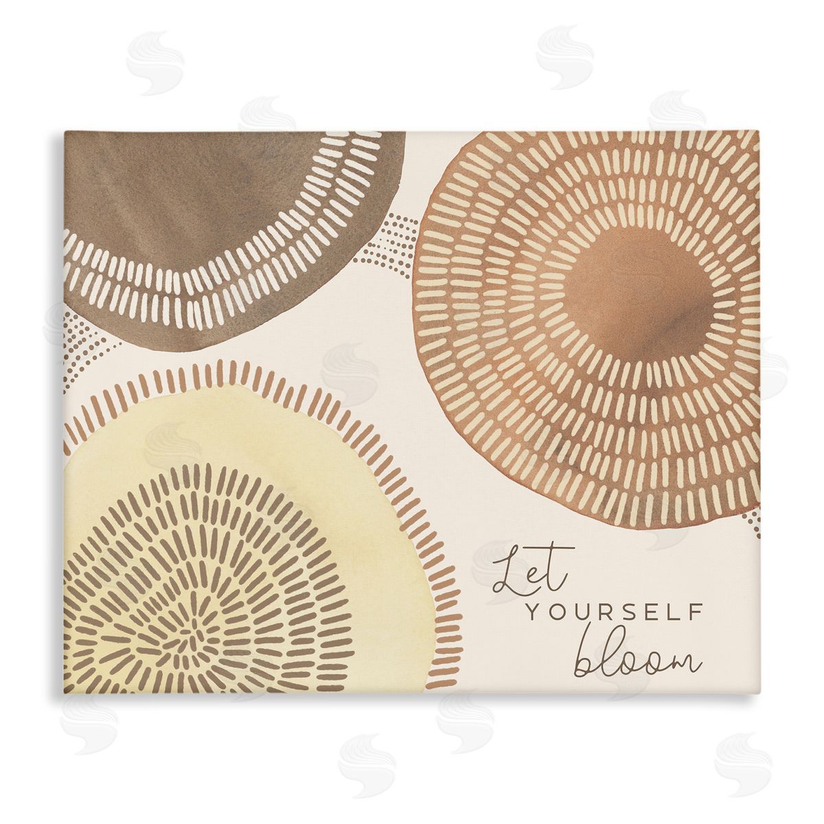 Let Yourself Bloom Boho Canvas Wall Art, Home Decor by Jetty Home, LLC