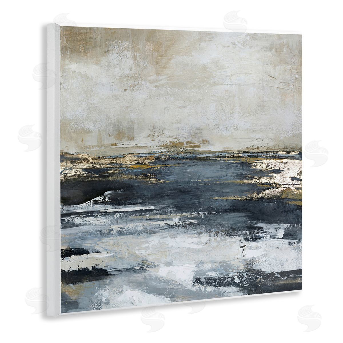 Rustic Stormy Sea Wood Plaque Wall Art, Home Decor by Design Fabrikken