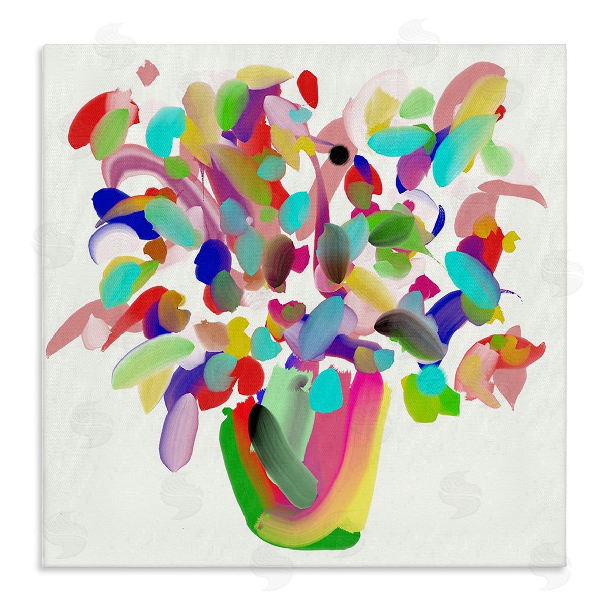 Bellassai Art Mood Flowers Bold Bouquet Canvas Wall Art Print