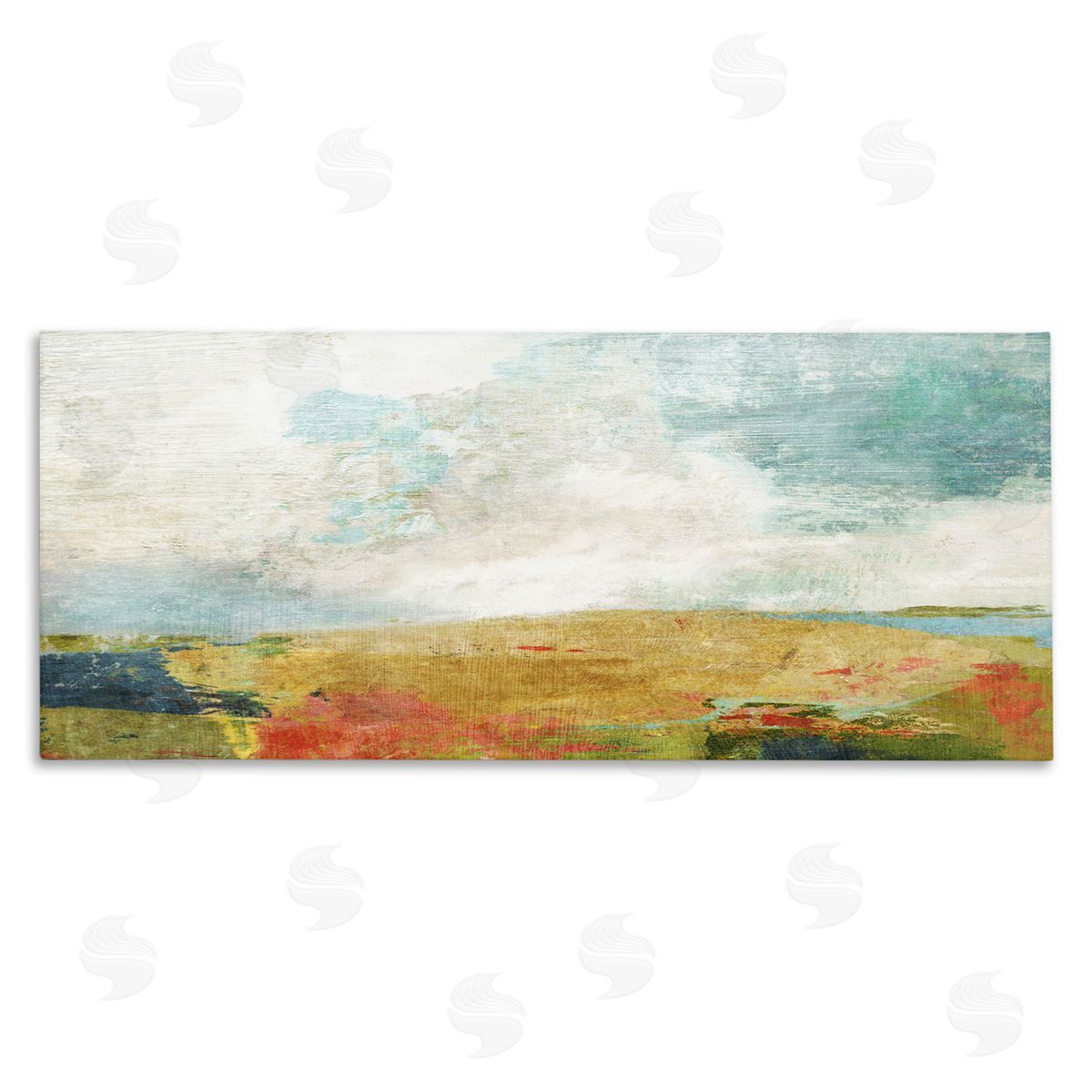 Rural Country Hills Impression Canvas Wall Art, Home Decor by Suzanne Nicoll