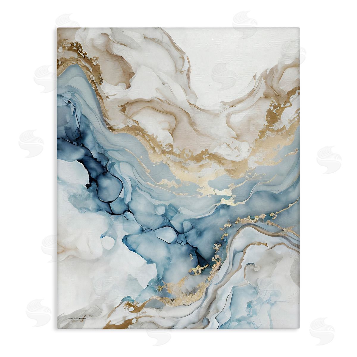 Chic Geode Pattern Canvas Wall Art, Home Decor by Seven Trees Design