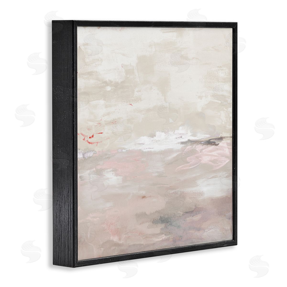 Serenity Neutral Landscape Black Frame Print Wall Art, Home Decor by Lanie Loreth