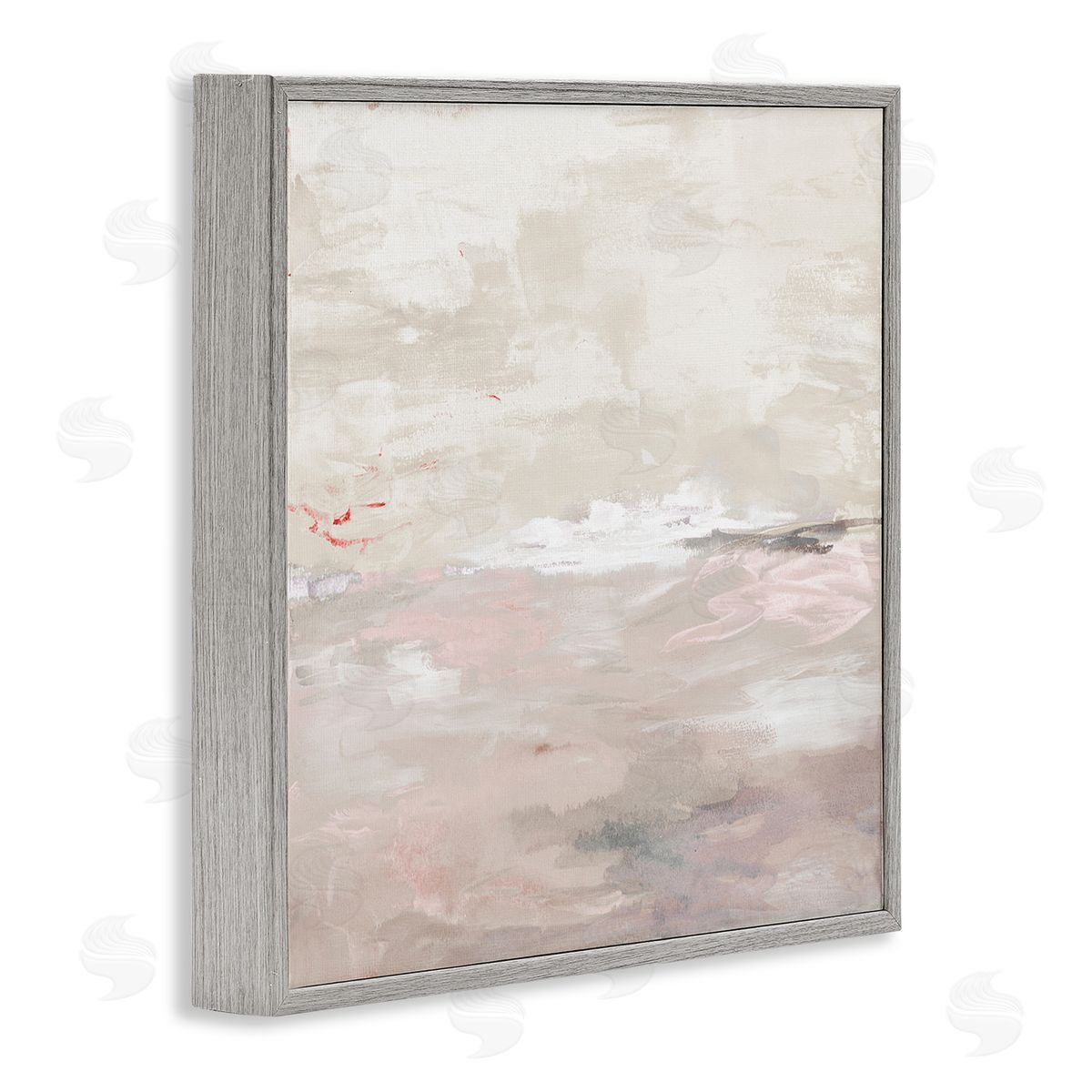 Serenity Neutral Landscape Grey Frame Print Wall Art, Home Decor by Lanie Loreth