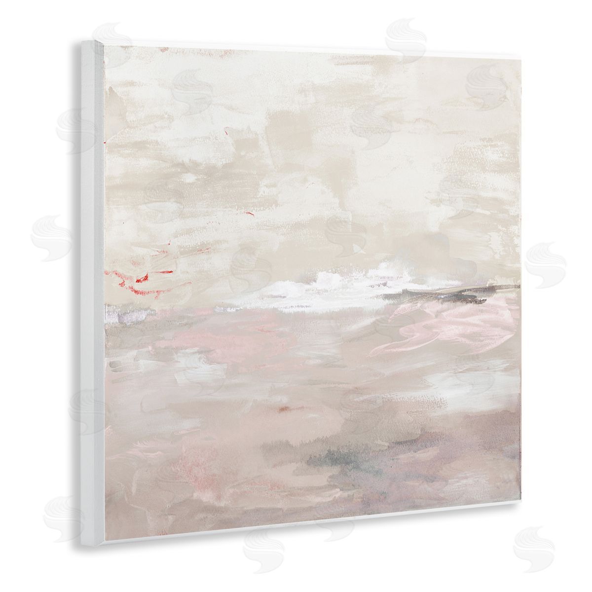 Serenity Neutral Landscape Wood Plaque Wall Art, Home Decor by Lanie Loreth