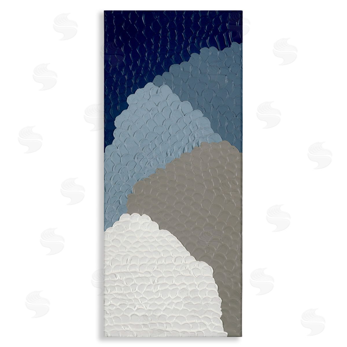 Cascading Shapes Abstract Canvas Wall Art, Home Decor by Ben Schneider