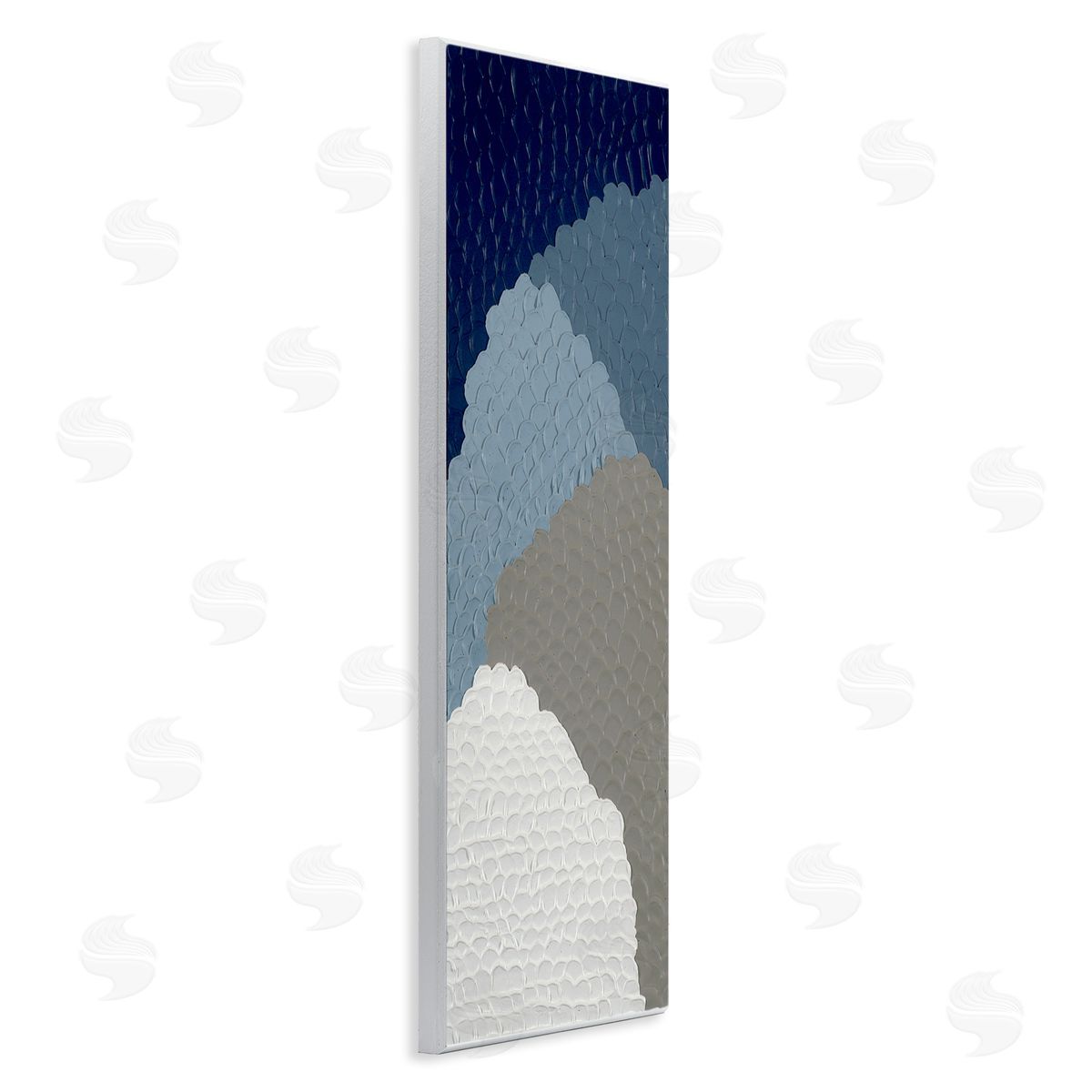 Cascading Shapes Abstract Wood Plaque Wall Art, Home Decor by Ben Schneider