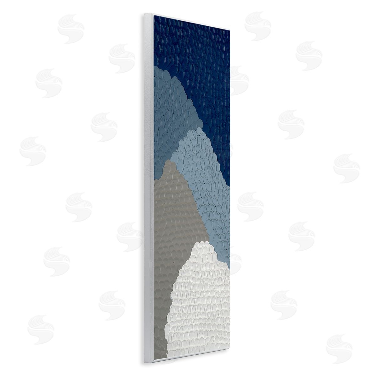 Modern Abstract Forms Wood Plaque Wall Art, Home Decor by Ben Schneider