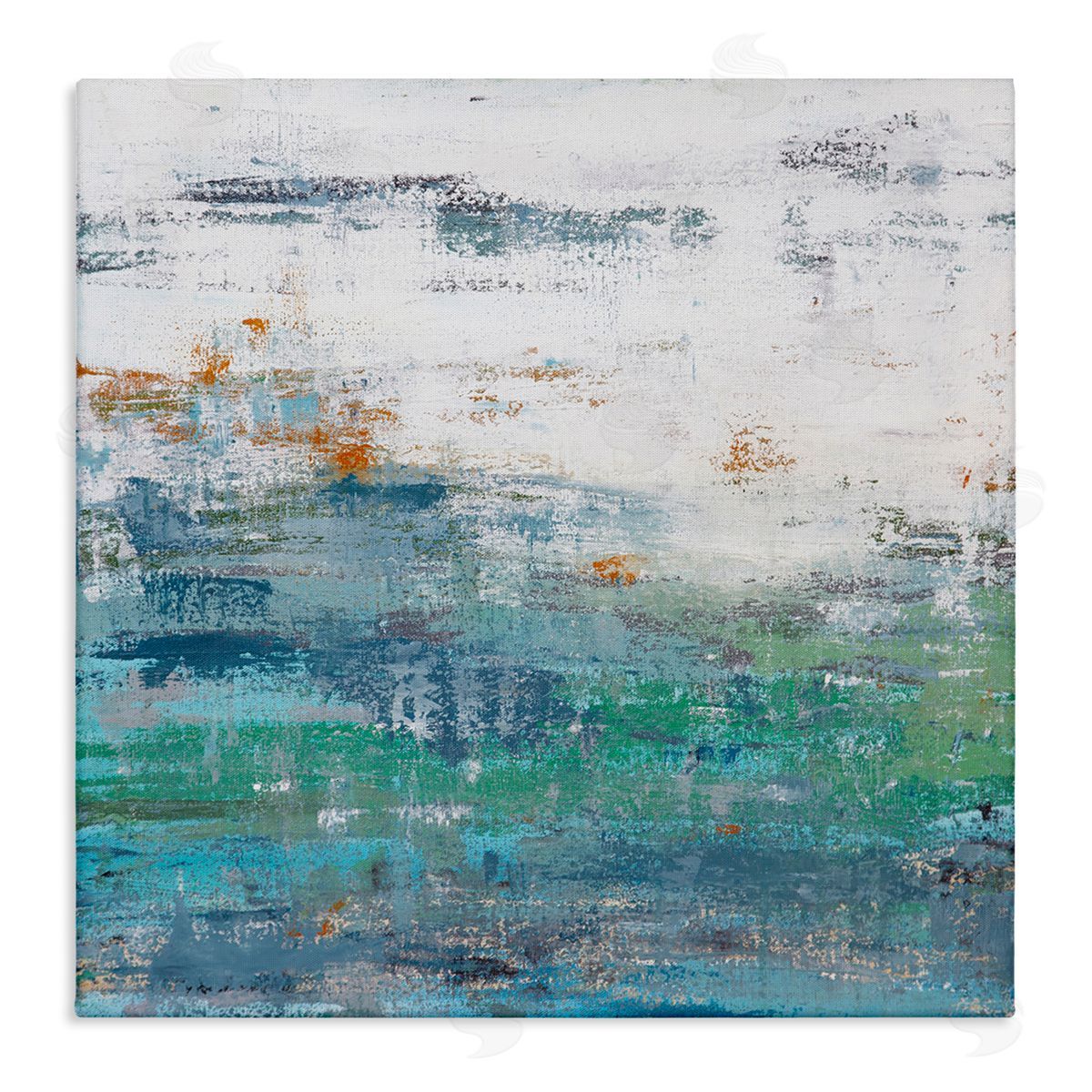 Hilary Winfield Distressed Paint Gradient Canvas Wall Art Print