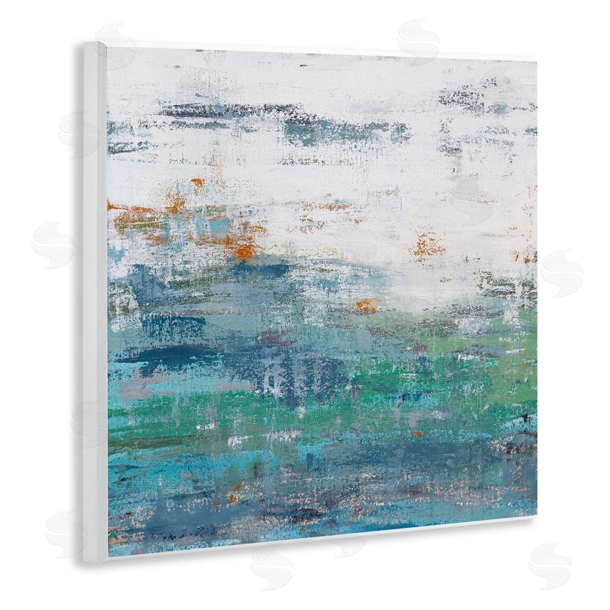 Hilary Winfield Distressed Paint Gradient Wooden Wall Plaque Art Print