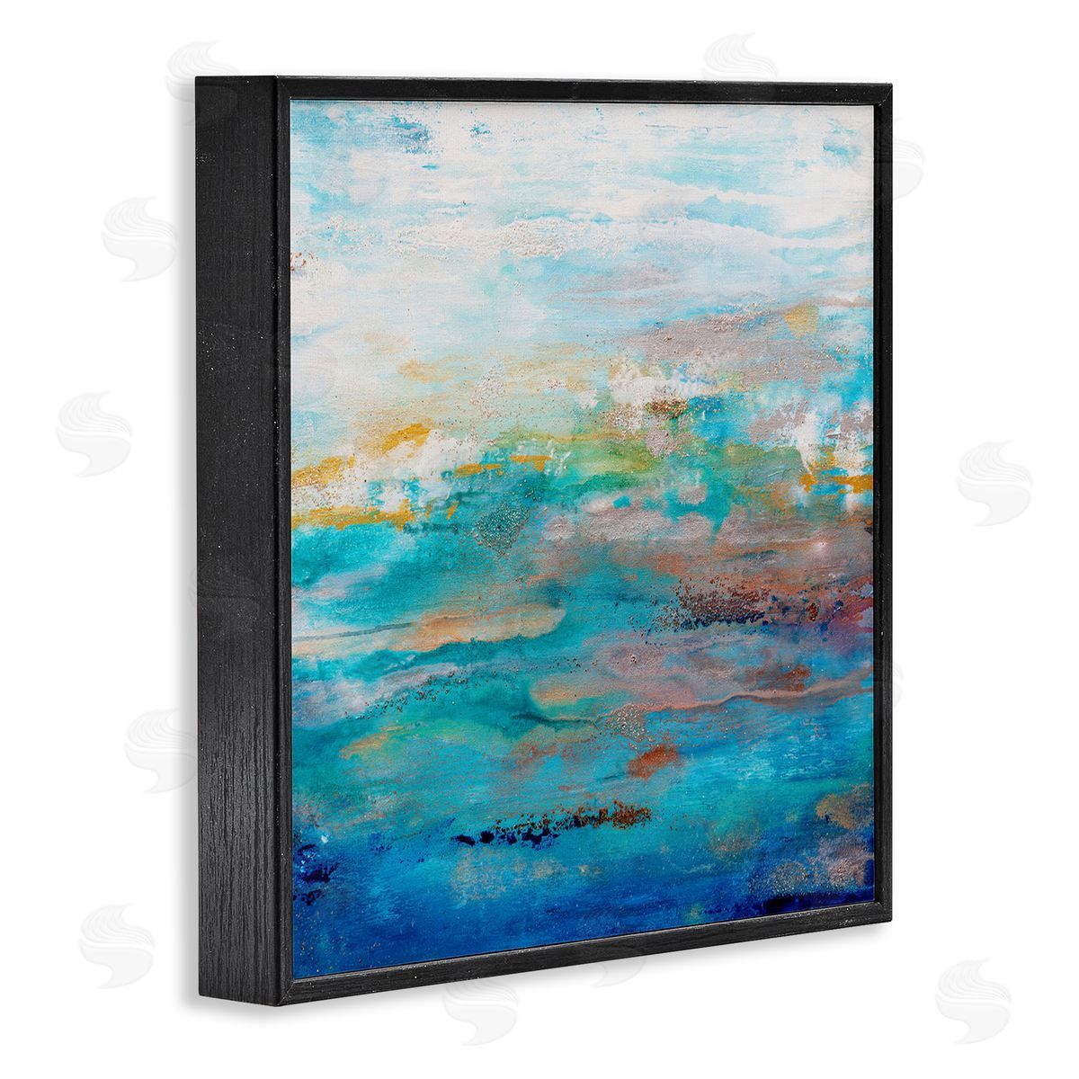 Hilary Winfield Rustic Nautical Painting Black Framed Giclee Wall Art Print
