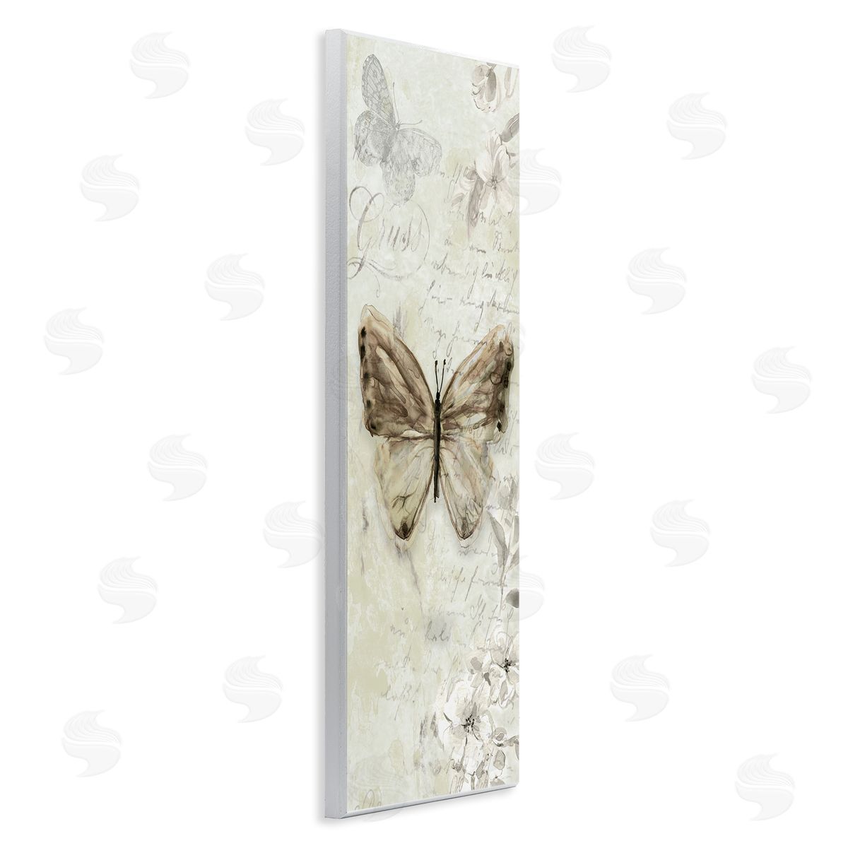 Vintage Patterned Butterfly Wood Plaque Wall Art, Home Decor by Carol Robinson