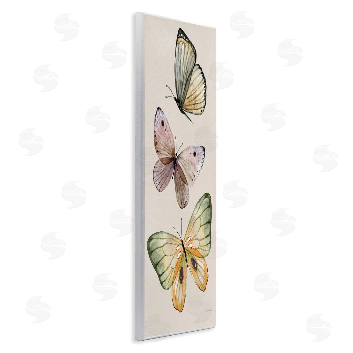 Fluttering Butterfly Trio Wood Plaque Wall Art, Home Decor by Carol Robinson