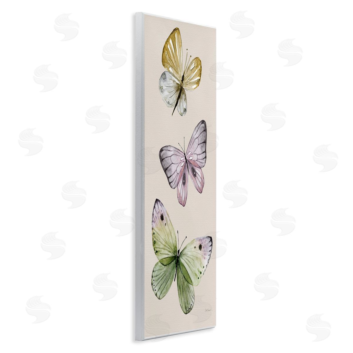 Three Timeless Butterflies Wood Plaque Wall Art, Home Decor by Carol Robinson