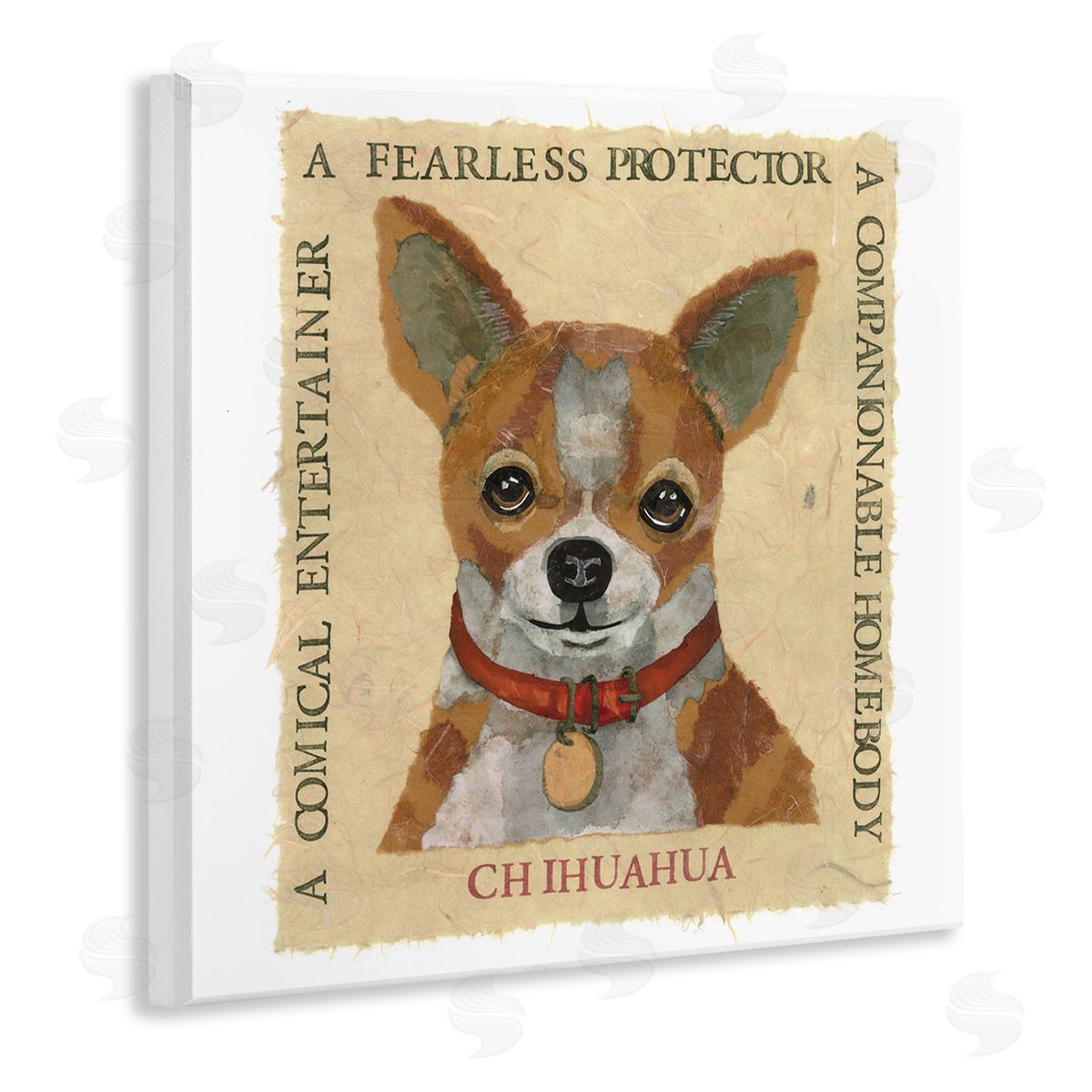Nancy Overton Fun Chihuahua Pet Phrases Wooden Wall Plaque Art Print