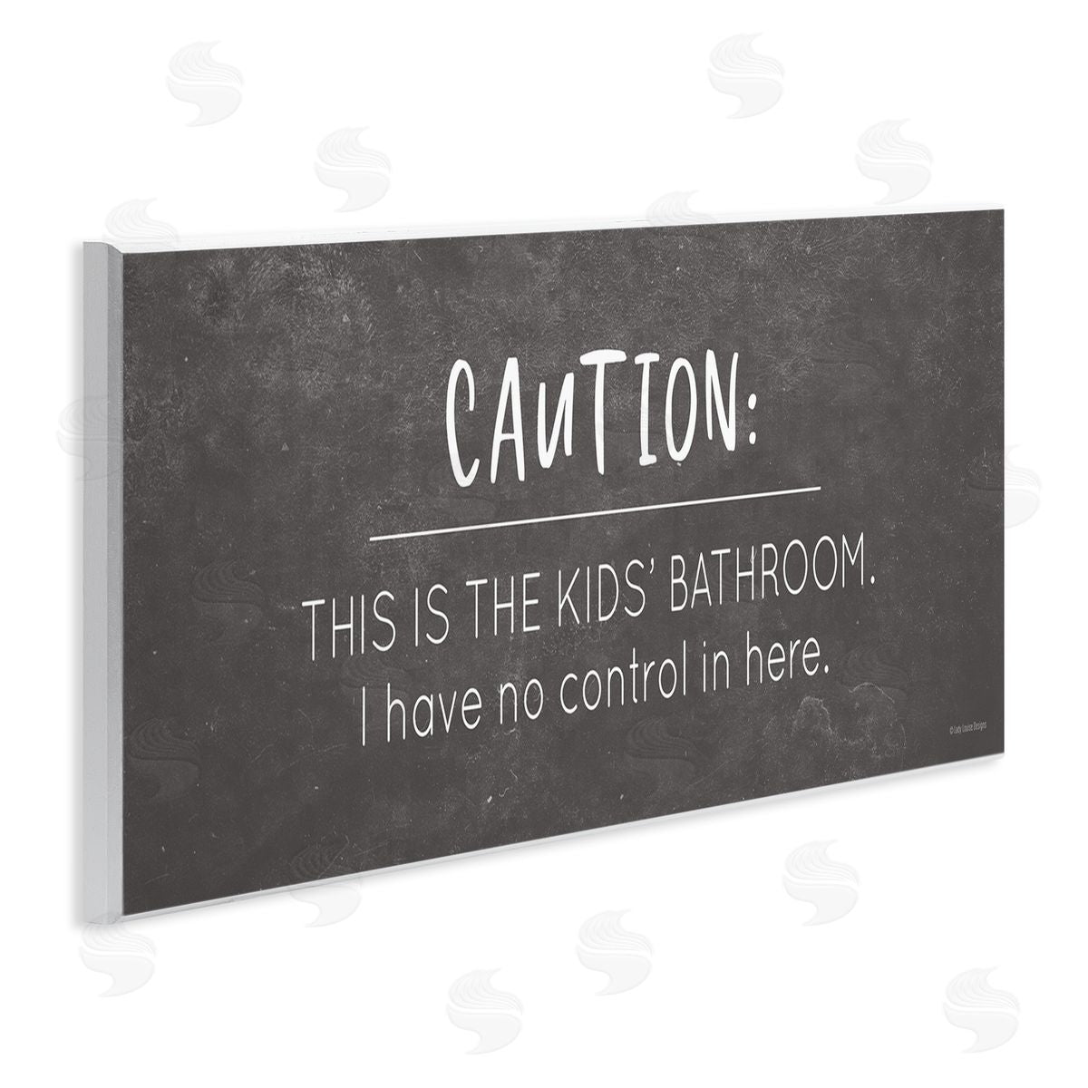 No Control Here Bathroom Wood Plaque Wall Art, Home Decor by Lady Louise Designs