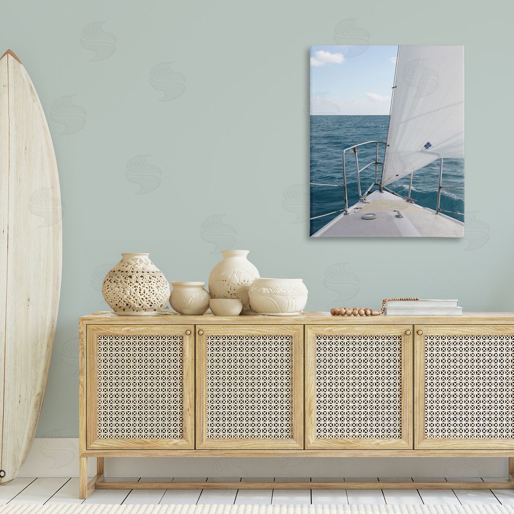 Susan Bryant Ship Bow View Canvas Wall Art Print in Room
