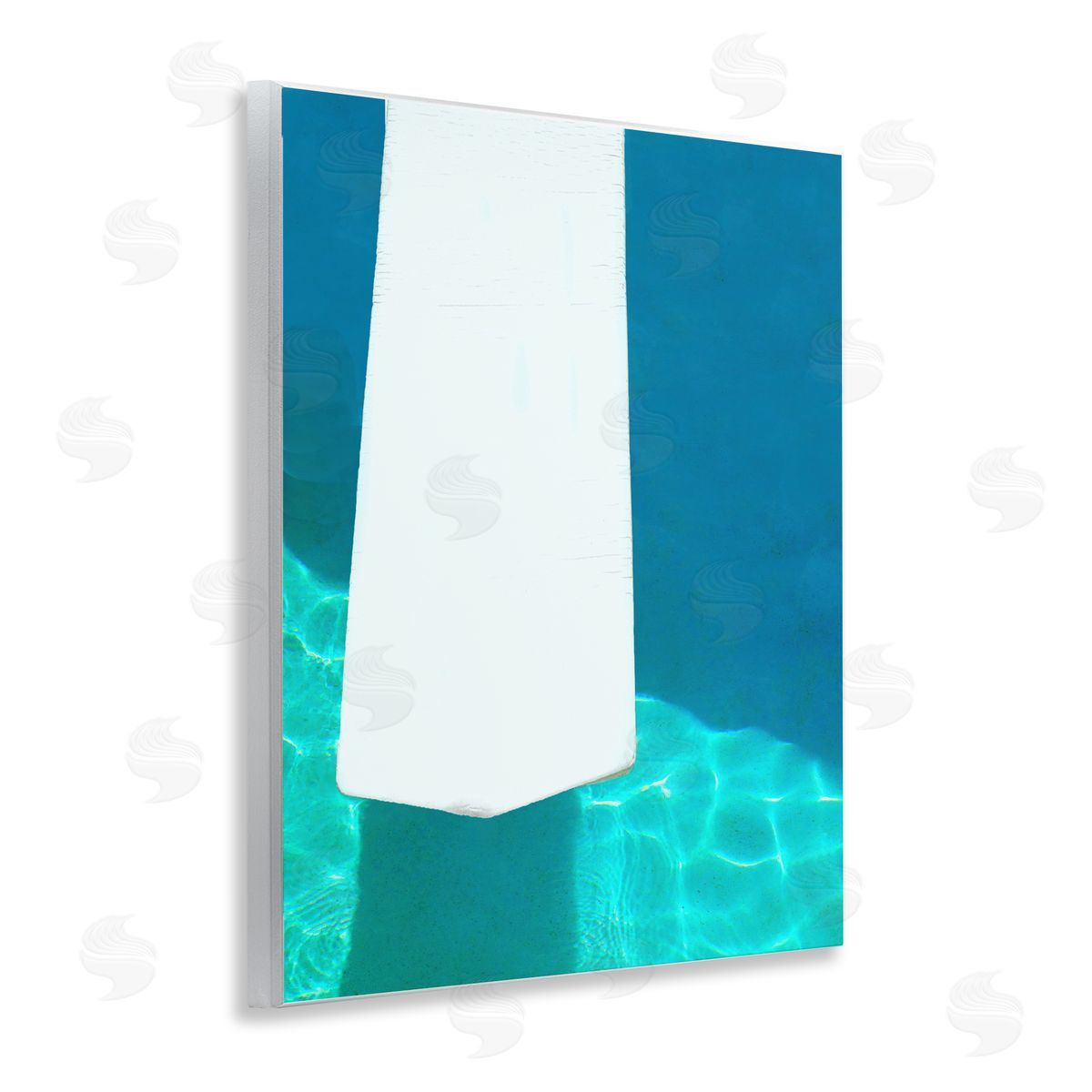 Lisa Hill Saghini Summer Diving Board Wooden Wall Plaque Art Print