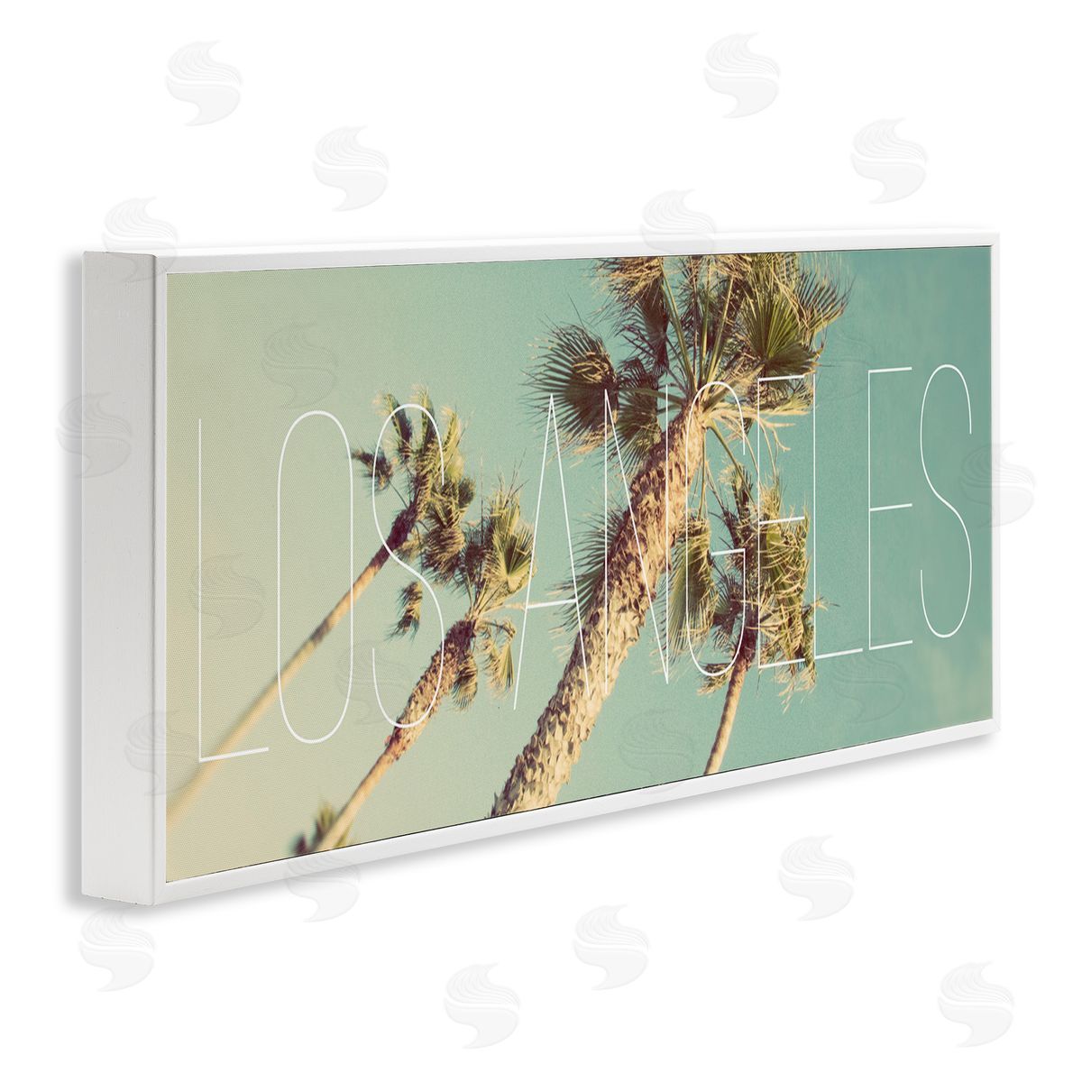 Los Angeles Palms White Frame Print Wall Art, Home Decor by Emily Navas
