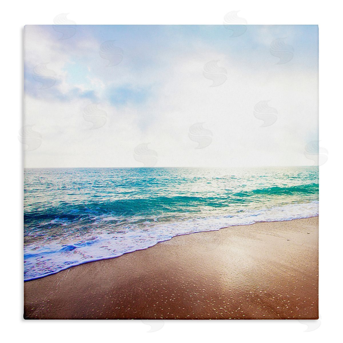 Susan Bryant Sun Shining over Beach Canvas Wall Art Print