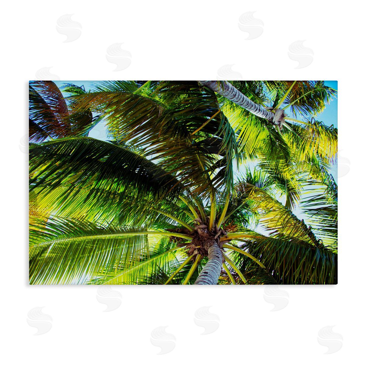 Swaying Palm Leaves Canvas Wall Art, Home Decor by Emily Navas