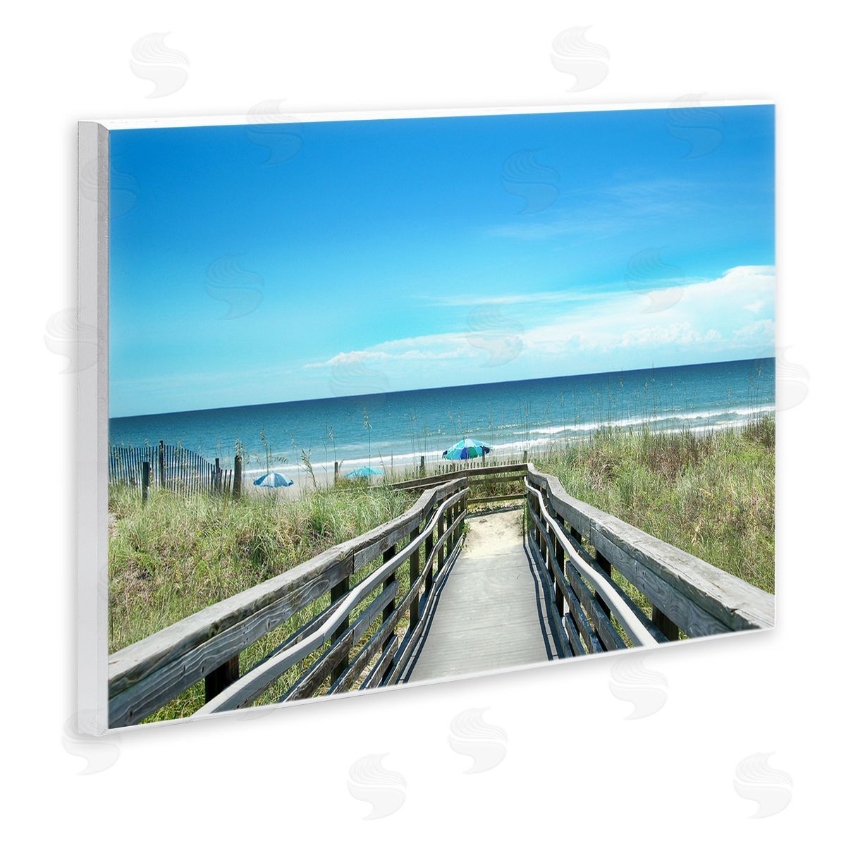 Bridge to Beach View Wood Plaque Wall Art, Home Decor by Kelly Donovan