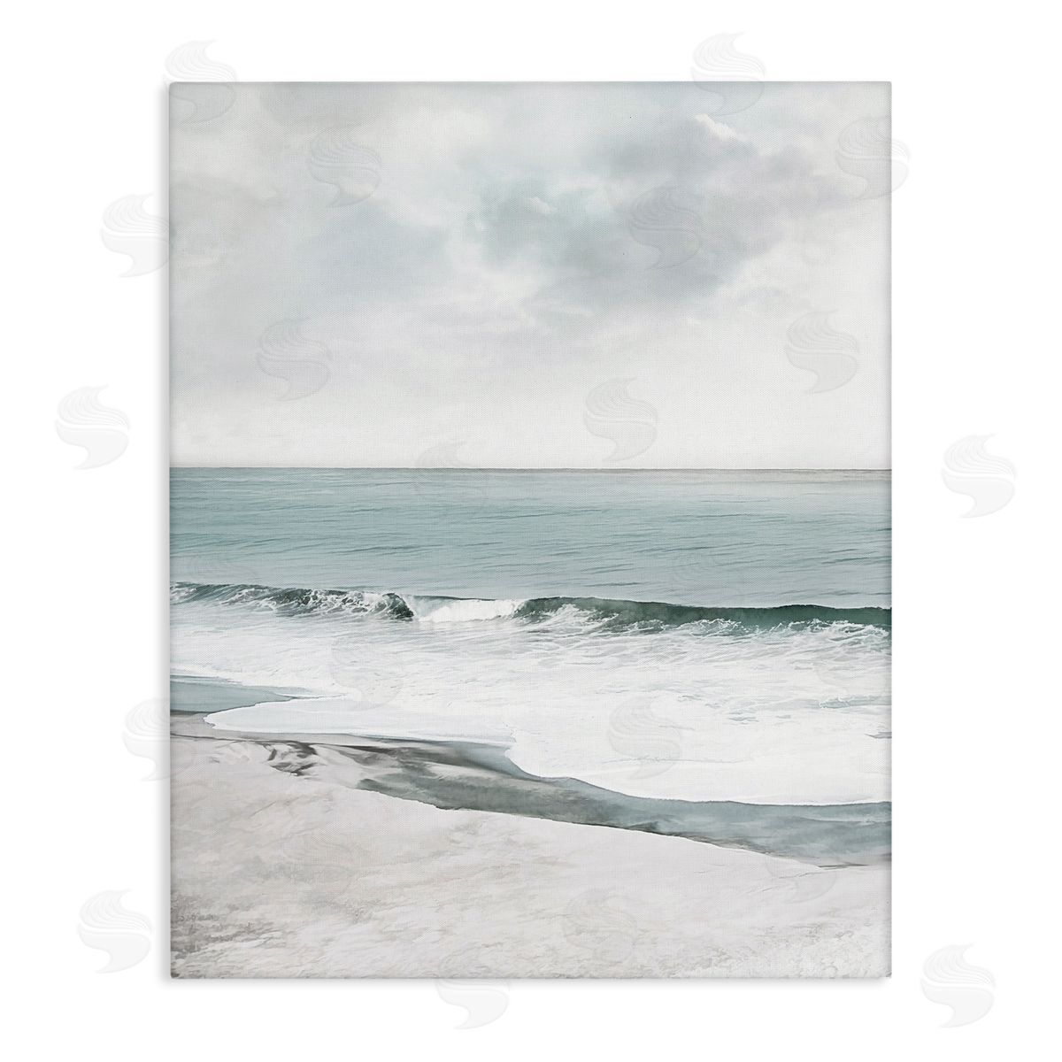Curling Ocean Waves Canvas Wall Art, Home Decor by Mike Calascibetta