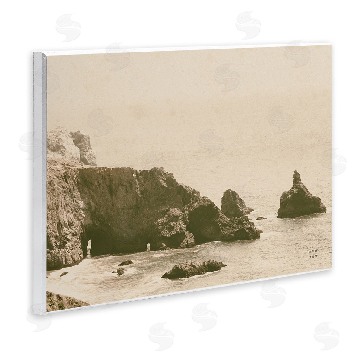 Passing Through Cove Wood Plaque Wall Art, Home Decor by Nathan Larson