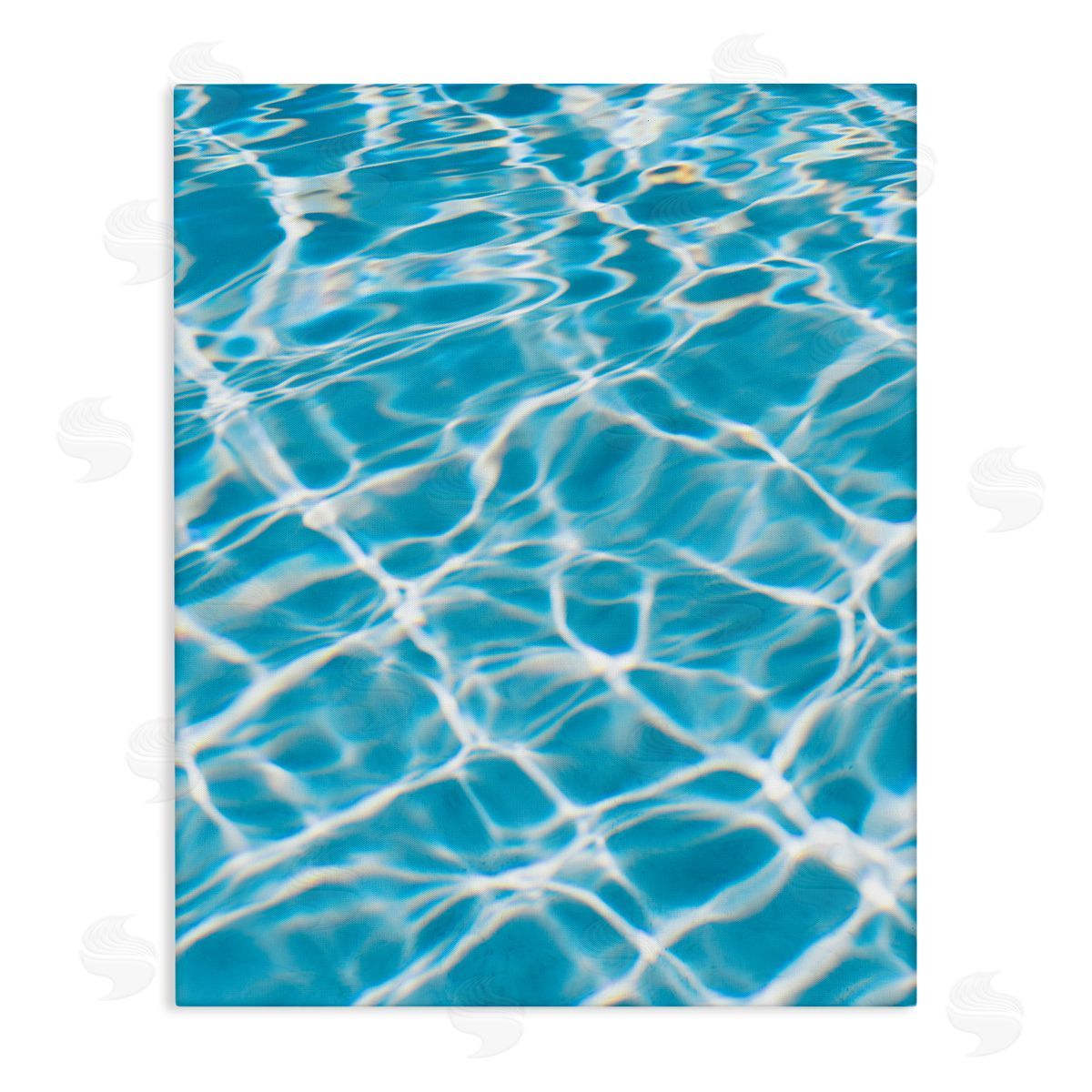 Summer Water Reflection Canvas Wall Art, Home Decor by Justine Milton