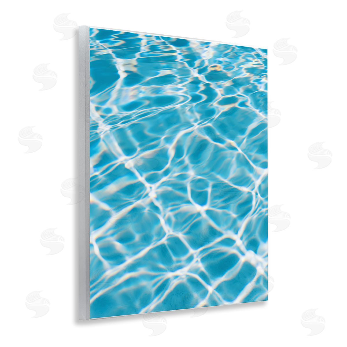 Summer Water Reflection Wood Plaque Wall Art, Home Decor by Justine Milton