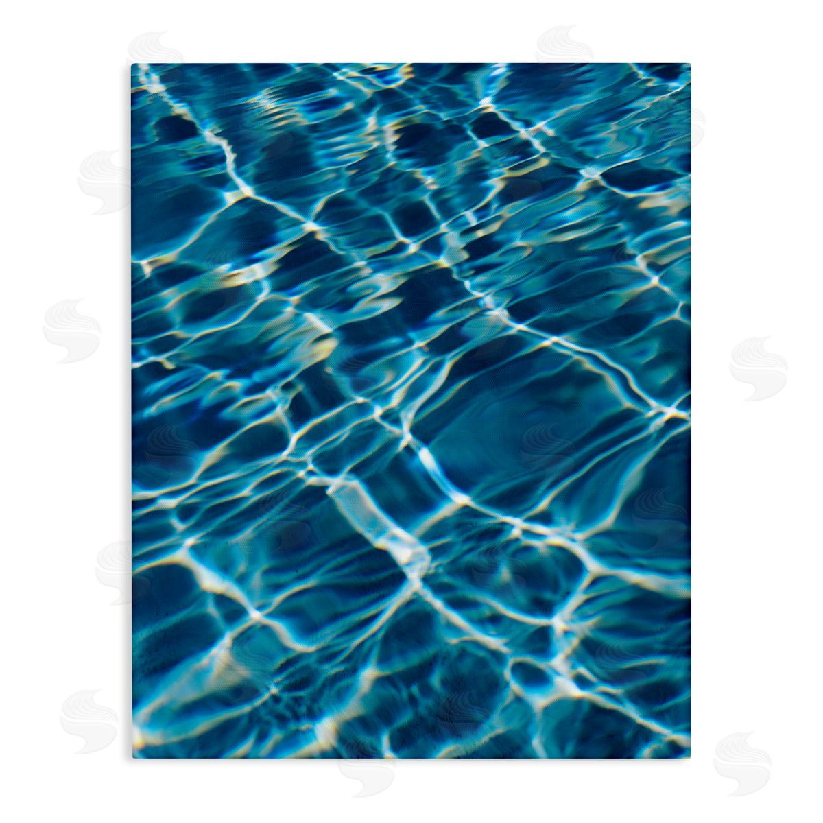 Summer Pool Ripples Canvas Wall Art, Home Decor by Justine Milton