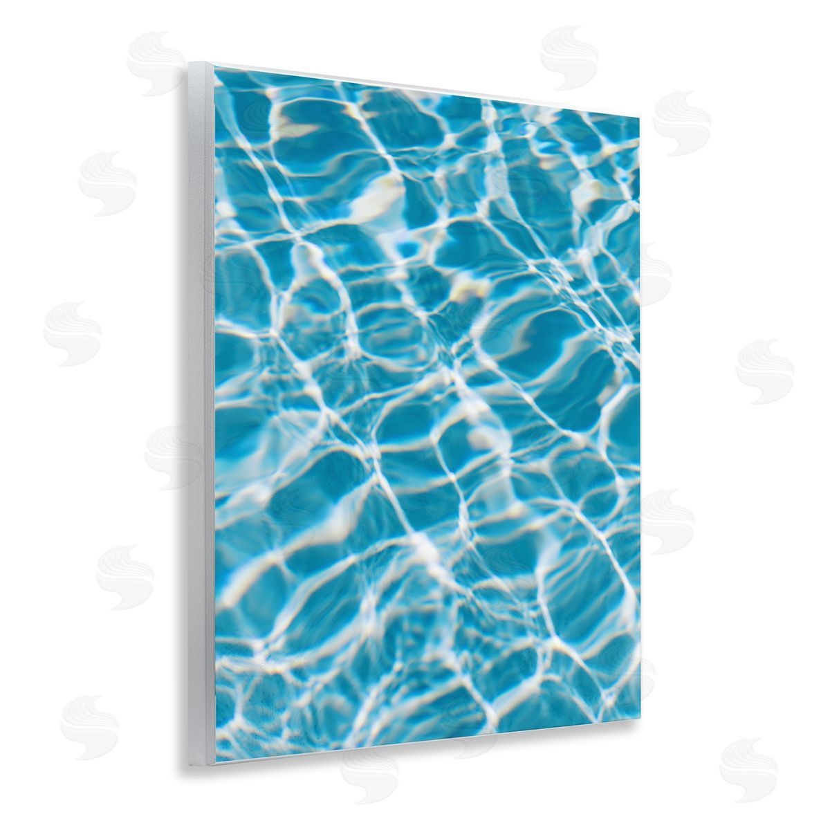 Ocean Water Ripples Wood Plaque Wall Art, Home Decor by Justine Milton