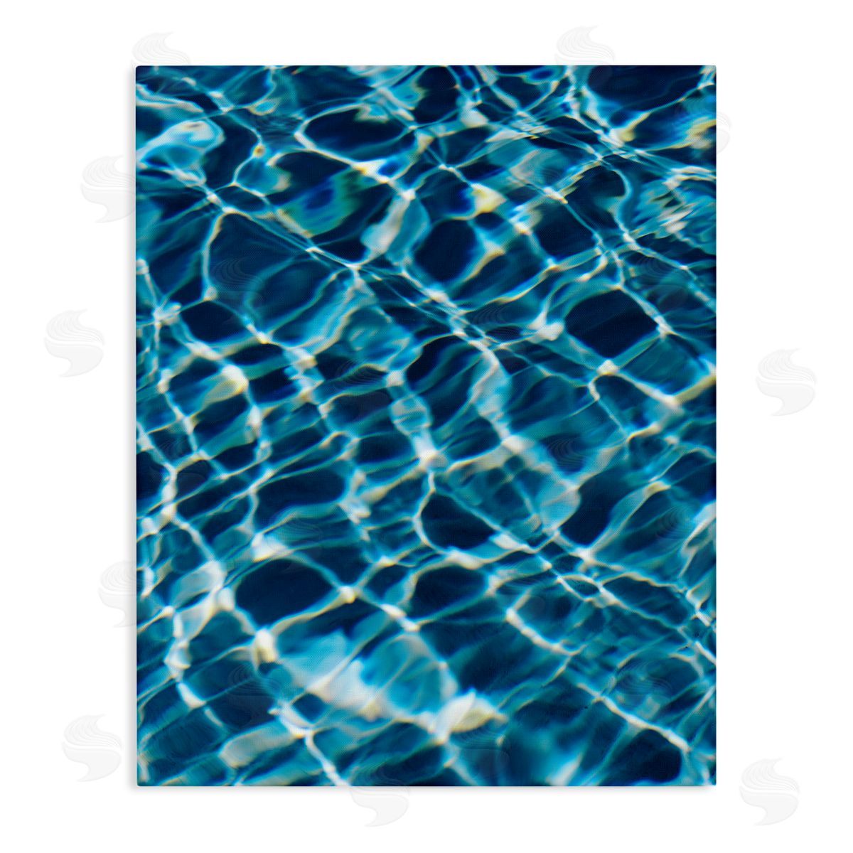 Beach Water Pattern Canvas Wall Art, Home Decor by Justine Milton