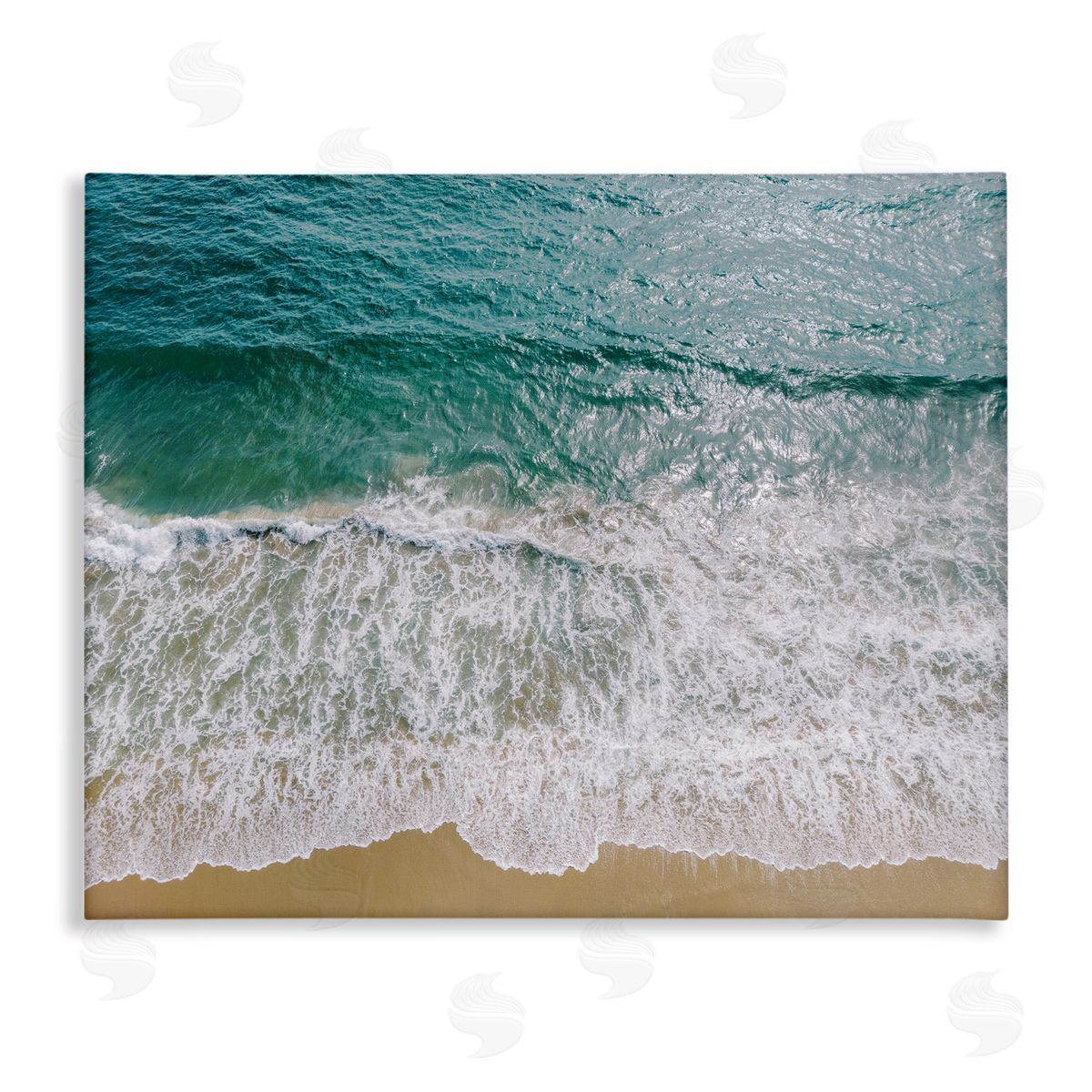 Coastal Sea Waves Canvas Wall Art, Home Decor by Justine Milton
